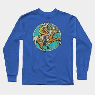 Falstaff Beer Fearless & Fannie Rodeo Rider 1974 Long Sleeve T-Shirt